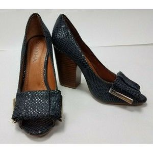 Zarkha women grey high heels shoes size 5